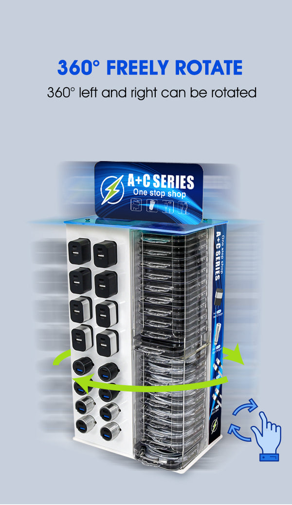 FAST CABLE CHARGER DISPLAY 72 PCS