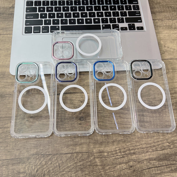 CASE MAGNETIC WITH METALIC CAMER LNES FOR IPHONE 14 PRO MAX (6.7 INCH)