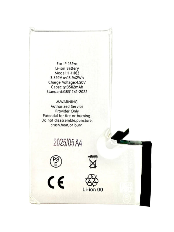 BATTERY FOR IPHONE 16 PRO