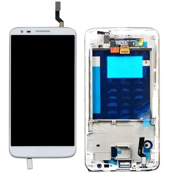 LCD LG G2 800 WT/FRAME WHITE - Wholesale Cell Phone Repair Parts