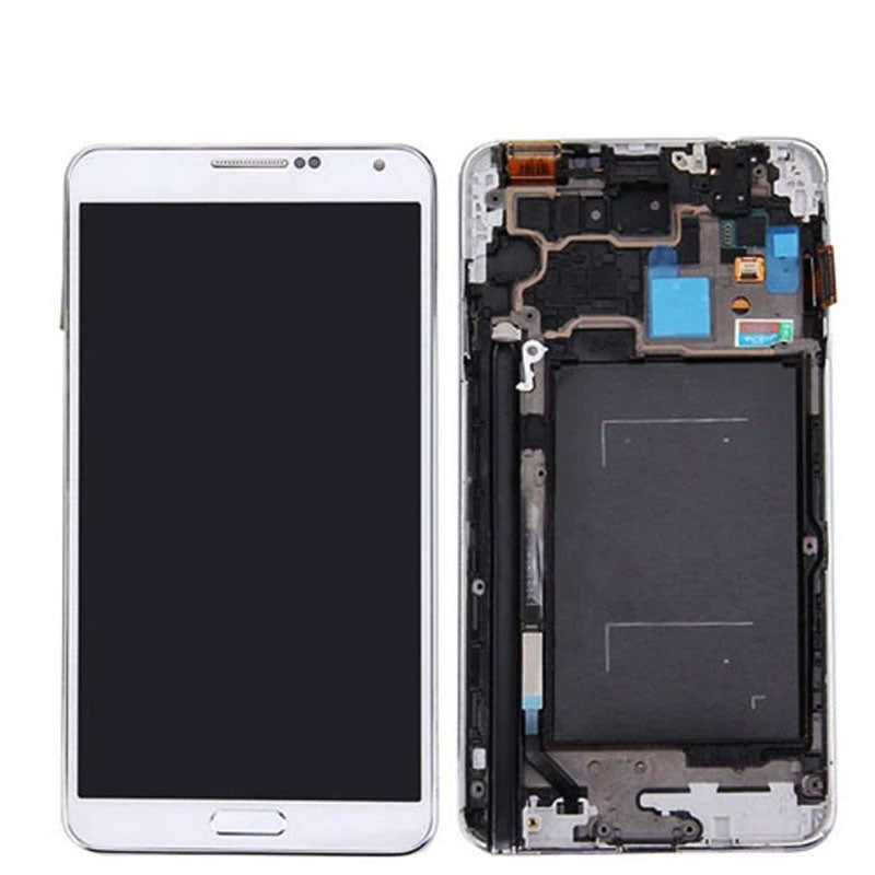 LCD NOTE 3 WITH FRAME WHITE