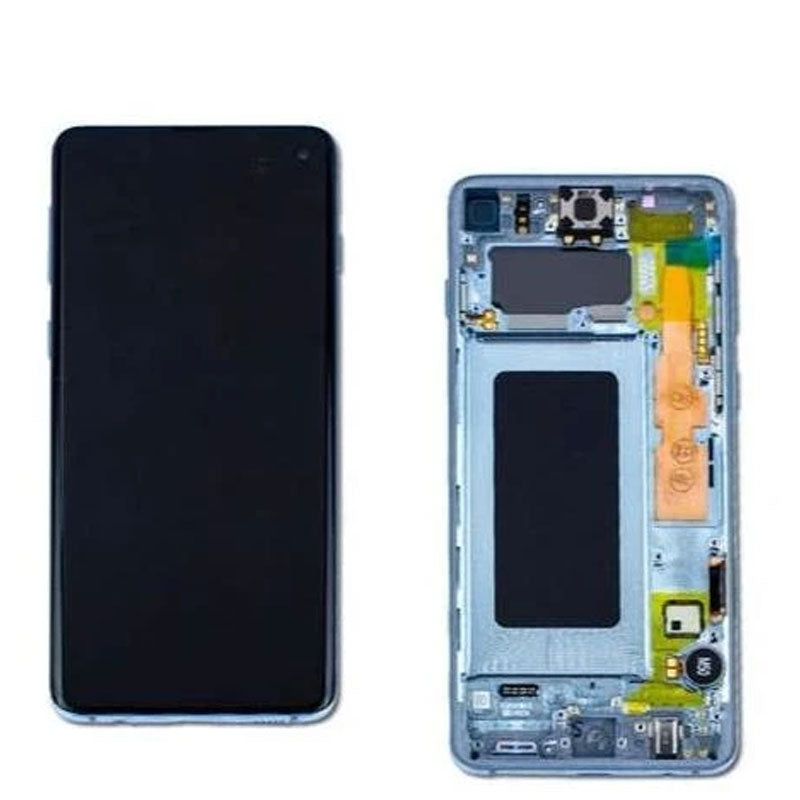 PULLED OEM LCD S10 WITH FRAME AB STOCK (USED)