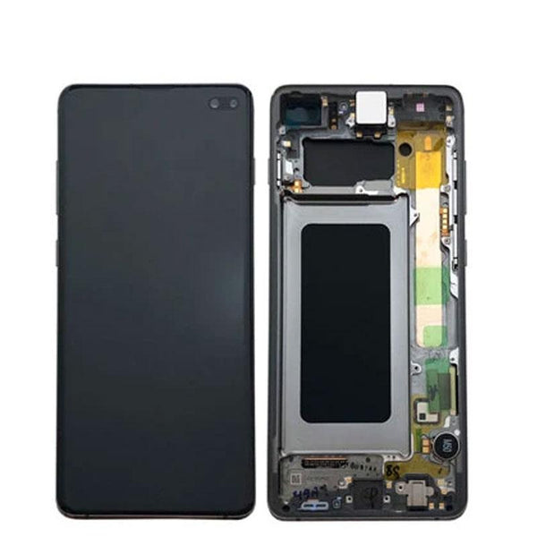 PULLED OEM LCD FOR S10PLUS AB STOCK WITH FRAME AB STOCK (USED) - Wholesale Cell Phone Repair Parts