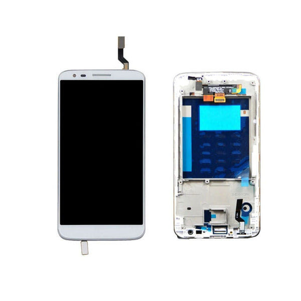 LCD LG G2 800 WT/FRAME WHITE - Wholesale Cell Phone Repair Parts
