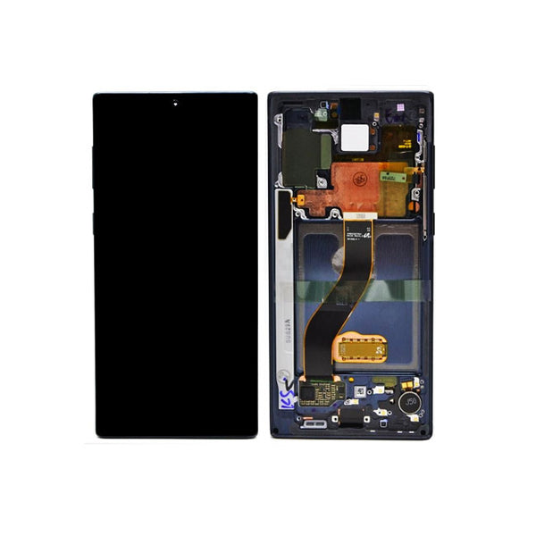 PULLED OEM LCD NOTE 10 PLUS WITH FRAME AB STOCK (USED) - Wholesale Cell Phone Repair Parts