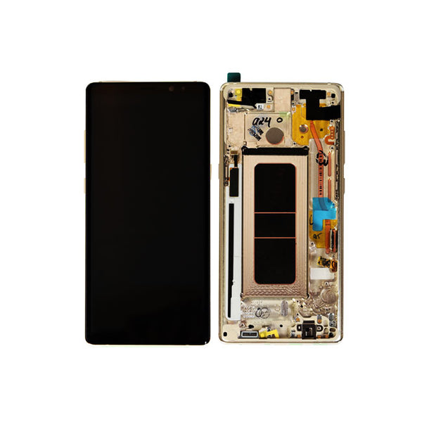 PULLED OEM LCD NOTE 8 AB STOCK WITH FRAME - Wholesale Cell Phone Repair Parts