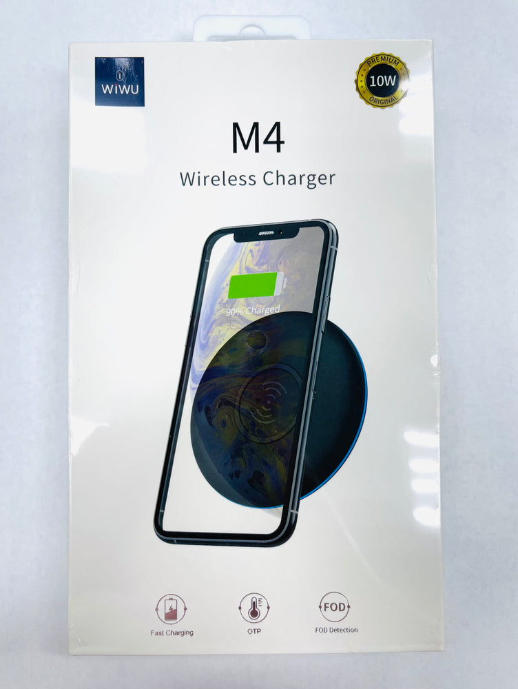 FAST WIRELESS CHARGER QI 10W FOR IPHONES AND SAMSUNG WIWU M3